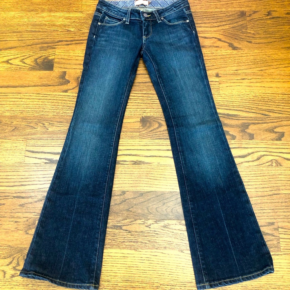 Paige Denim Jeans Boot Cut Petite 24 Flare